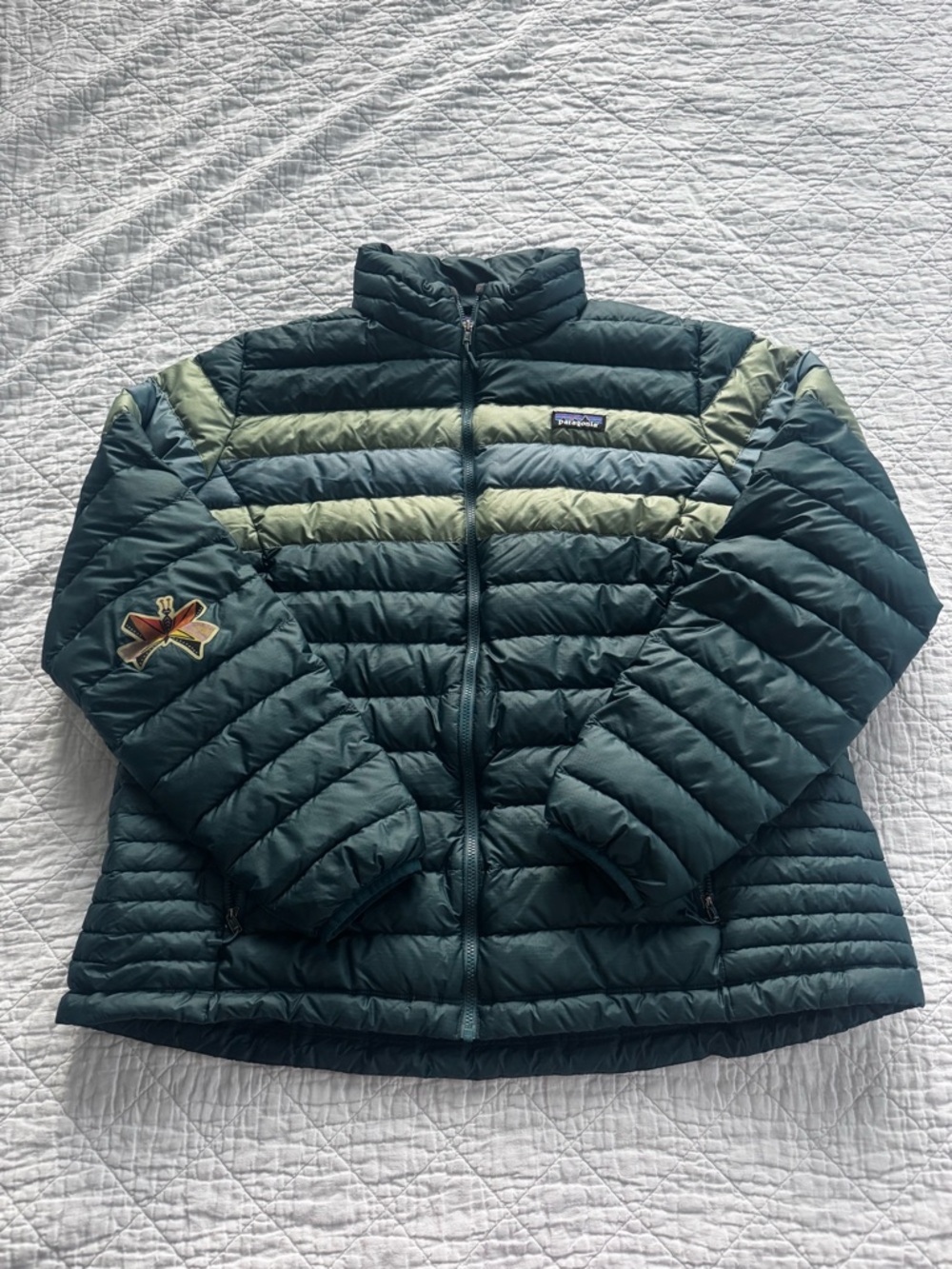 Patagonia Retro Striped Down Sweater